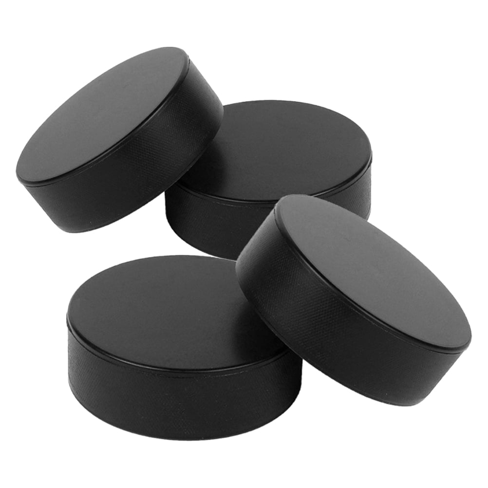 4Pcs Ice Hockey Pucks Hockey Training Puck Replacement Practicing Puck Hockey Accessory