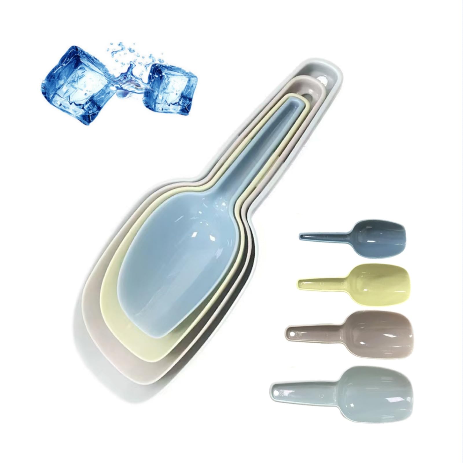 Herogo Set 2 Palette Per Ghiaccio In Acciaio Inox – 21x9 Cm – Capacità 150 Ml – Lavabili In Lavastoviglie - 4