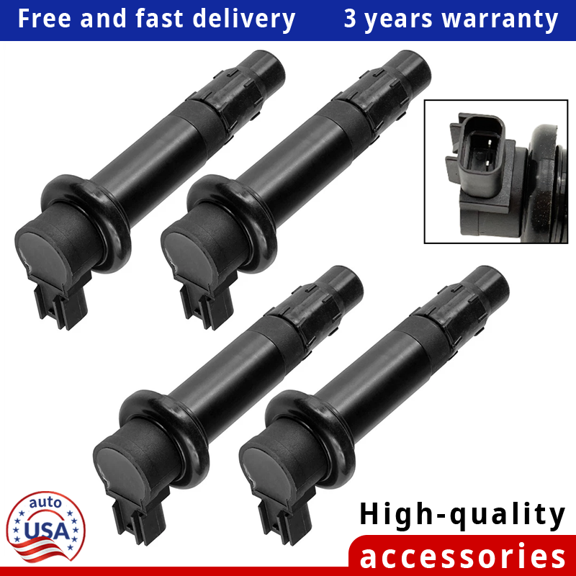 4Pcs Ignition Coils Packs Fits For Yamaha YZF-R6 YZFR6 2008-2016 13S-82310-00-00