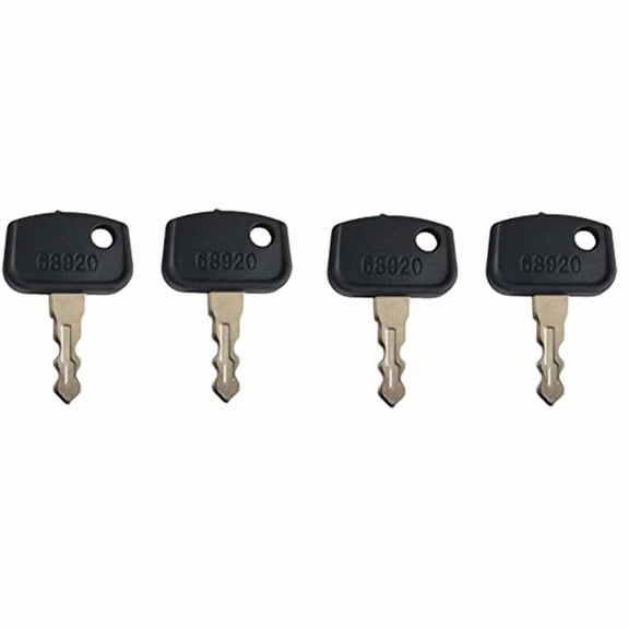 4Pcs Ignition Key 68920 For Kubota Utility Vehicles Rtv400 Rtv500 Rtv900 Rtv1140