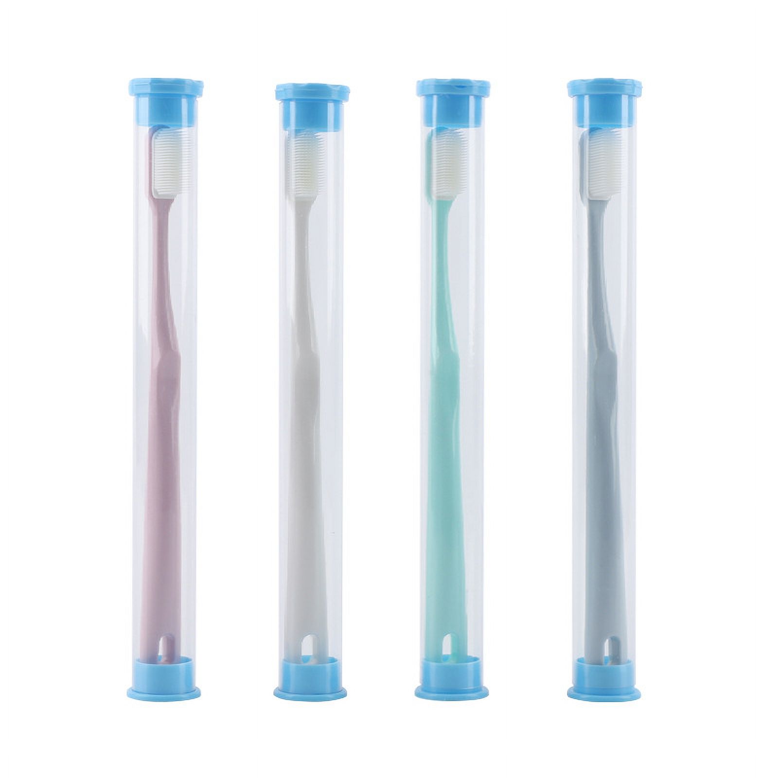 4Pcs Individual Packing Toothbrushes Woman Toothbrushes Travel Adult