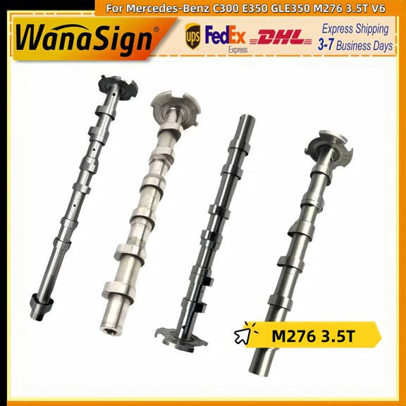 4Pcs Intake & Exhaust Camshafts For Mercedes-Benz C300 E350 GLE350 GLK350 ML350 M276 3.5T V6 2012-2018