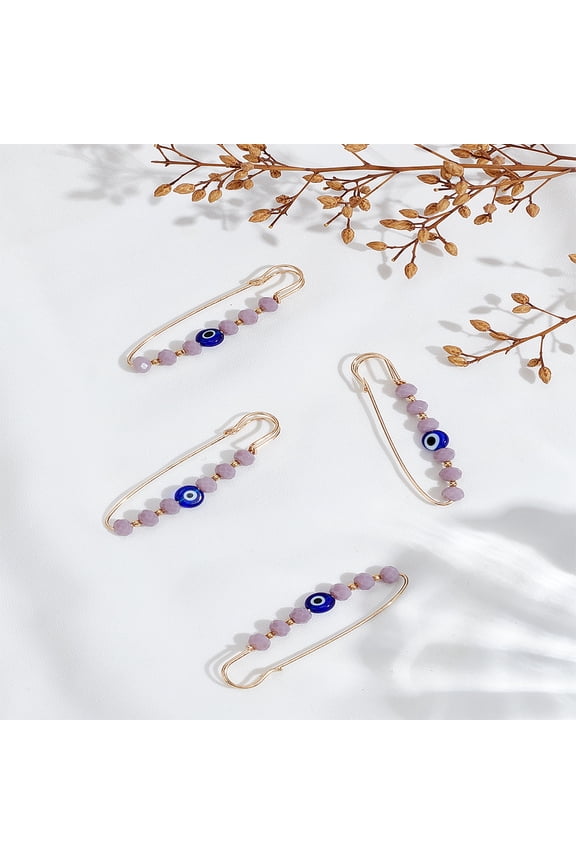 4Pcs Iron Kilt Pins Resin Broochs Thistle Vintage Brooch for Women DIY Crafts Backpack Clothes Dress Suit Accessories Boutonniere 59x13x6.5mm DIY