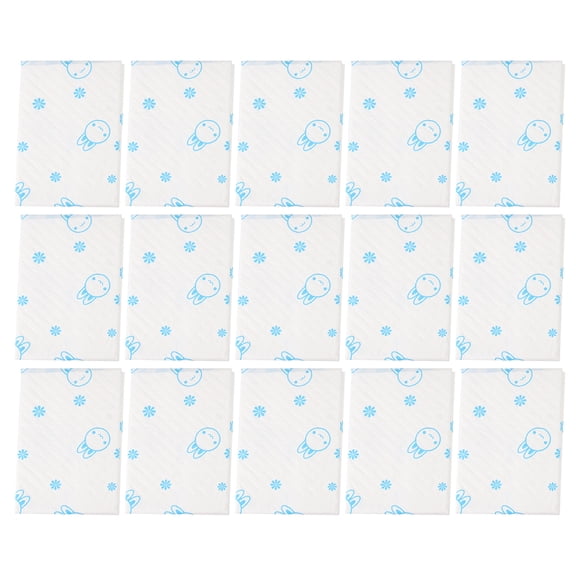 30pcs Disposable Baby Diapers Newborn Absorbent Pads Bed Protection Breathable Waterproof White