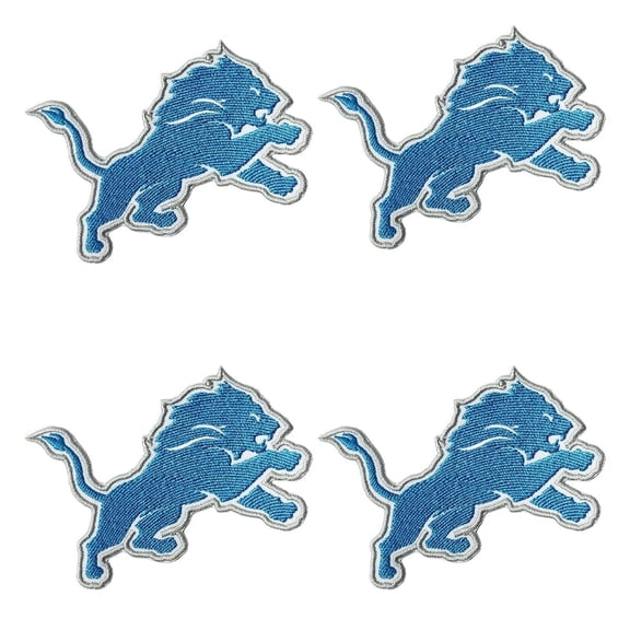 4Pcs Iron On Patches for Lions Clothing Sew On Iron On Embroidered Patch DIY Applique for Jeans, Jackets, Hats