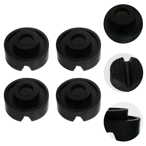 Healifty Lift Rubber Car Jack Rubber Guard Pads Black 4pcs