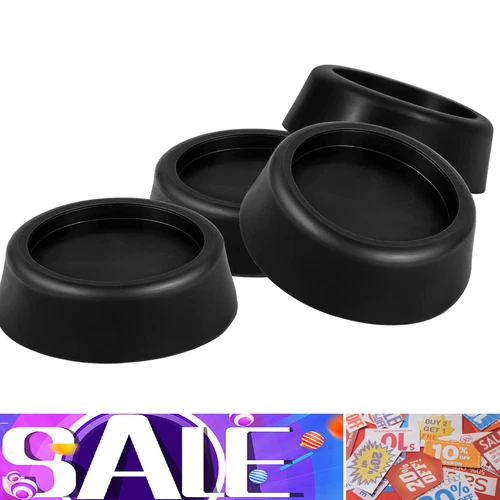 4Pcs Jb6368 Anti-Vibration Anti-Walk Feet Pads For Washing Machine And Dryer