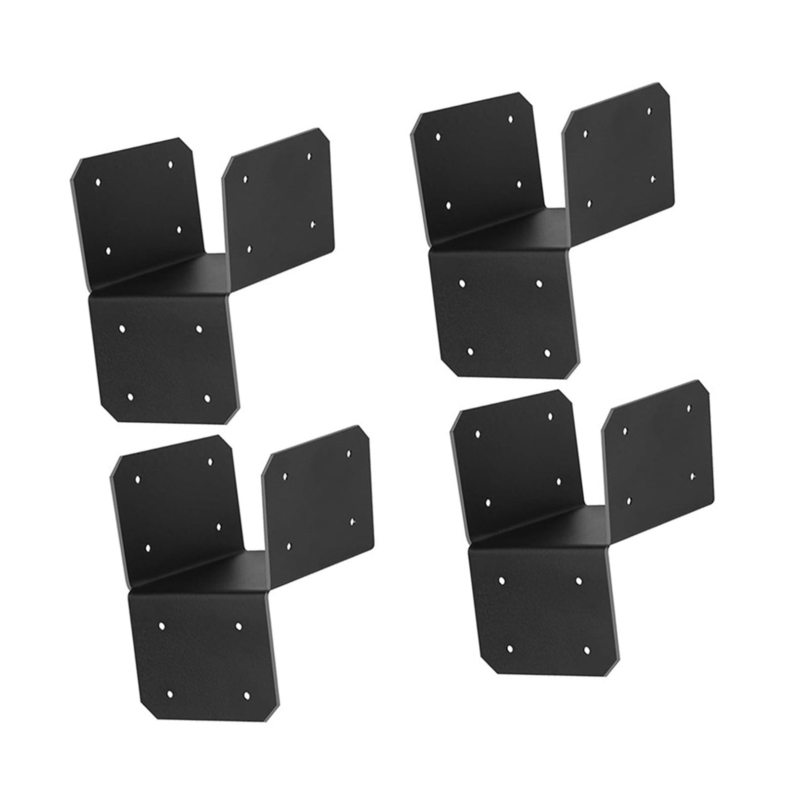 4Pcs Joists Anchors Connector Posts Caps Tie Bracket Wooden house Hanger Joint Post Caps Enduring