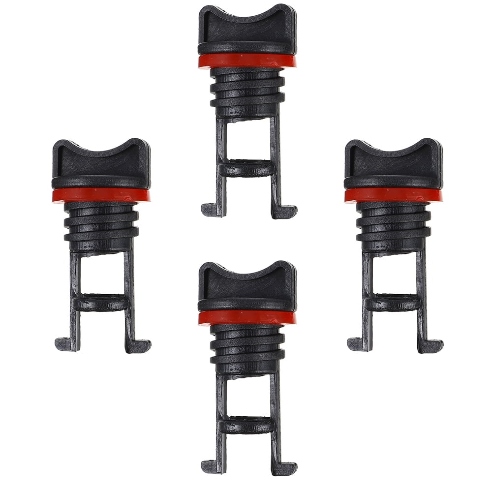 4-Pack Kayak Drain Plugs with Boat Scupper Plugs Set - Kayak Accessories for Watercraft Maintenance