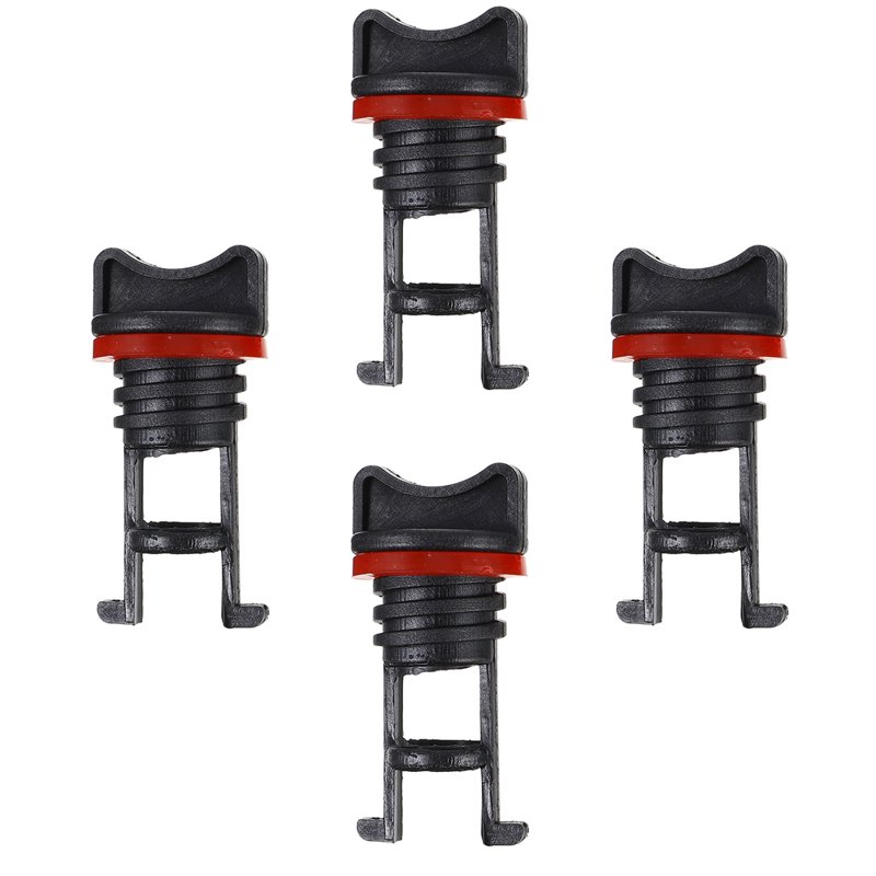 4-Pack Kayak Drain Plugs with Boat Scupper Plugs Set - Kayak Accessories for Watercraft Maintenance