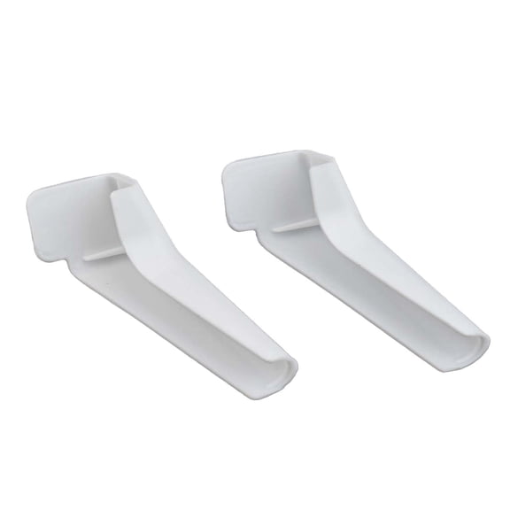 4Pcs/Kit White Rv Rain Gutter Spout Long Version Left & Right Driver & Passenger Replace Car Accessories Fangkenuo