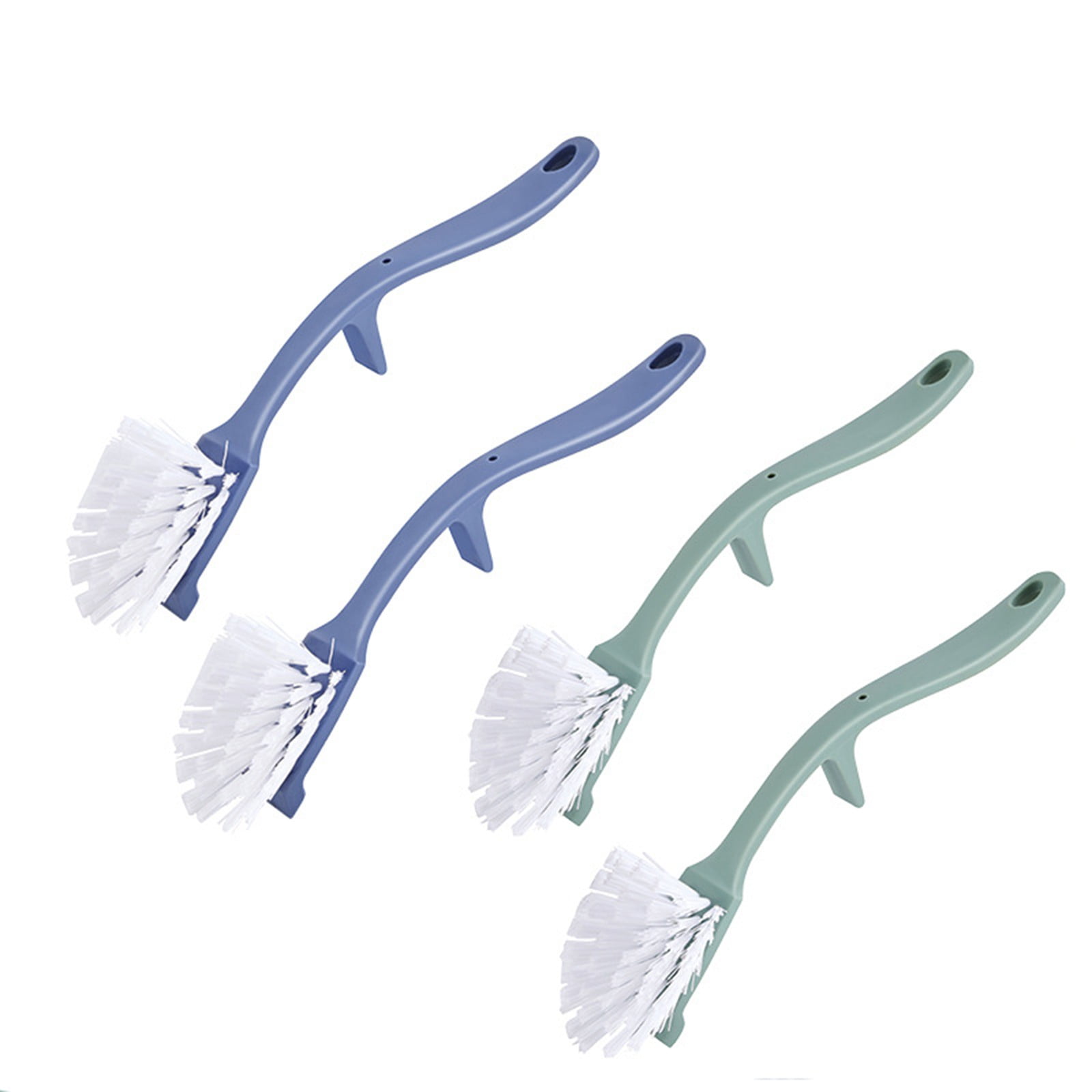 4Pcs Kitchen Brush, Angle Cleaning Brush, Right Angle Scrub Brush for