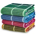 thumbnail image 1 of 4Pcs Kitchen Dish Towels, Absorbent Cotton Dishcloths Rags Tea Towel Wash Cloths, 1 of 6