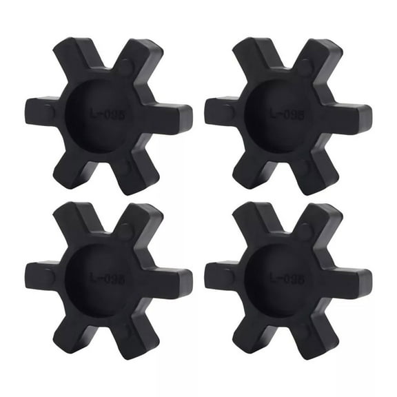 4Pcs L-jaw Coupler Insert LO95/L075 Rubber Spider Insert L095 & L075 For Lovejoy L-Jaw Coupling Insert