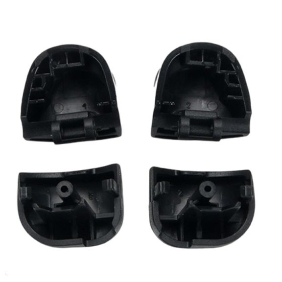 4Pcs L1R1 L2R2 Triggers Button Set Black & 2pcs Spring Replacement for P5 Version 3 Game Controllers Repair