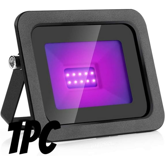4Pcs LED Black Light - High Performance Bulbs, IP66 Waterproof - Ultraviolet Flood Lighting for Aquarium, Indoor or Outdoor Parties, Stage - Party Supplies, Halloween Decorations