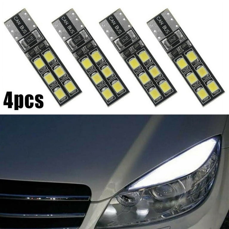 4Pcs LED Lights Auto For Mercedes Benz W204 C300 C350 Set Accessories DC 12V