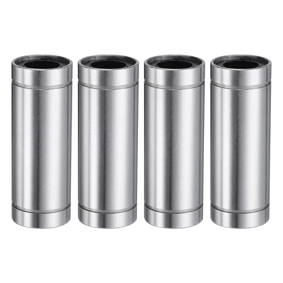 4Pcs LM12LUU Linear Bearing  12mm Bore 21mm OD 57mm Length for CNC Machine 3D Printer