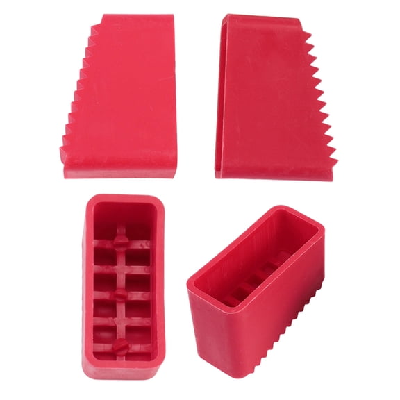 4Pcs Ladder Feet Cover Replacement Nonslip Step Ladder Foot Pad Rubber Cushion Extension Ladder Cover Security Bumper