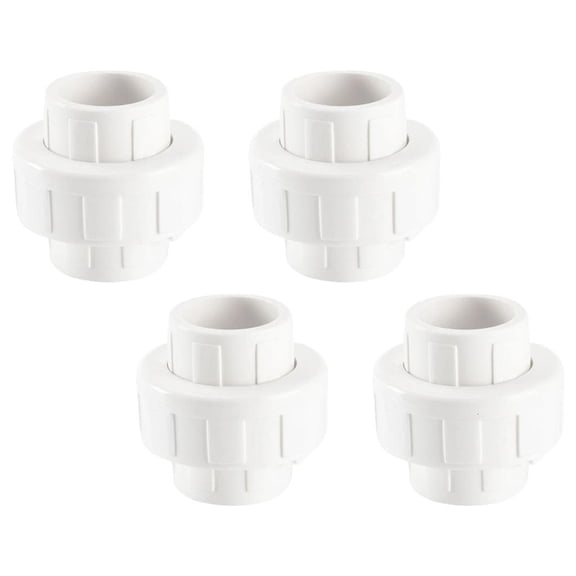 4Pcs Leakproof Seal Equal Coupling Water Pipe Straight Connector Enduring