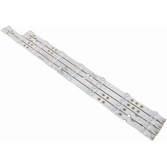 4Pcs Led Backlight Strips Set Replacement for TCL 55S425 55S423 55S421 55E18US 55DB600 55S425LFBA 55S421 55S423 55S425 55U3800C 4C-LB5507-HR03J 4C-LB5508-HR02J 4C-LB5508-HR03J 55HR330M07A2