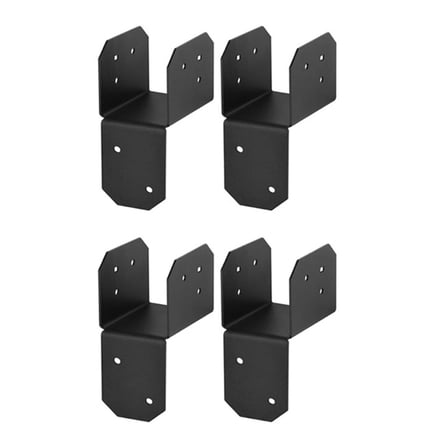 4Pcs Light Steel Frame Anchors Connector Post Caps Tie Bracket for Post to Beam