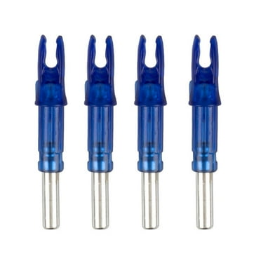 4Pcs Lighted Nocks Ultra-Bright High Visibility Easy to Install Universal Fit Arrows Archery Hunting Luminous Nocks Accessories