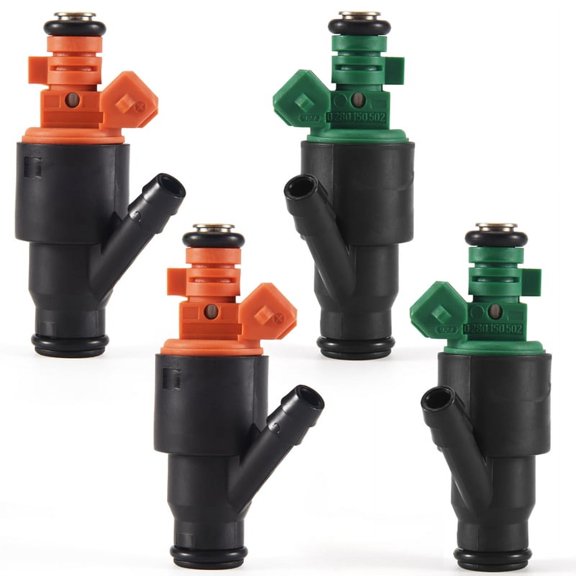 4Pcs/Lot Fuel Injector Nozzle 0280150504 0280150502 for 95-02 2.0L,2 * Fuel Injector(0280150504) 2 * Fuel Injector(0280150502),black