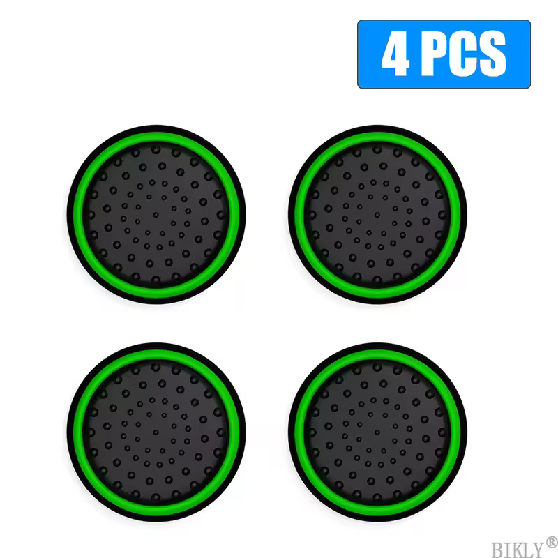 4Pcs Luminous Silicone Thumbstick Grips for PS5 PS4 Xbox Switch Pro Controller, Anti-Slip Joystick Cap Covers