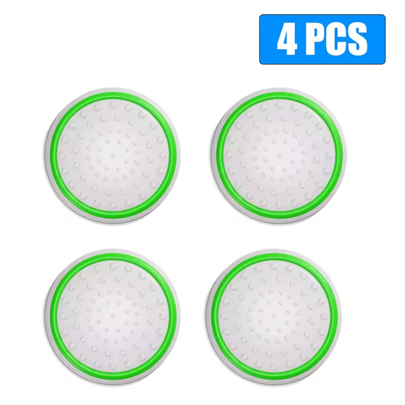 4Pcs Luminous Silicone Thumbstick Grips for PS5 PS4 Xbox Switch Pro Controller, Anti-Slip Joystick Cap Covers
