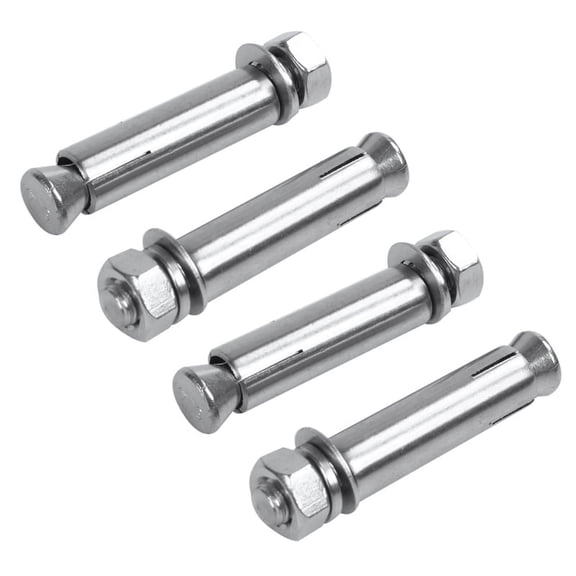4Pcs M8X60mm Wall Concrete Brick Expansion Screws Closed Hook Anchor