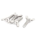 thumbnail image 1 of 4Pcs M8x25mm Butterfly Head Wing Screws Bolt Wingbolt 304 Stainless Steel, 1 of 1
