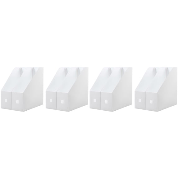 4Pcs Magazine Holders Plastic Desk Organizers Desktop Storage Organizers