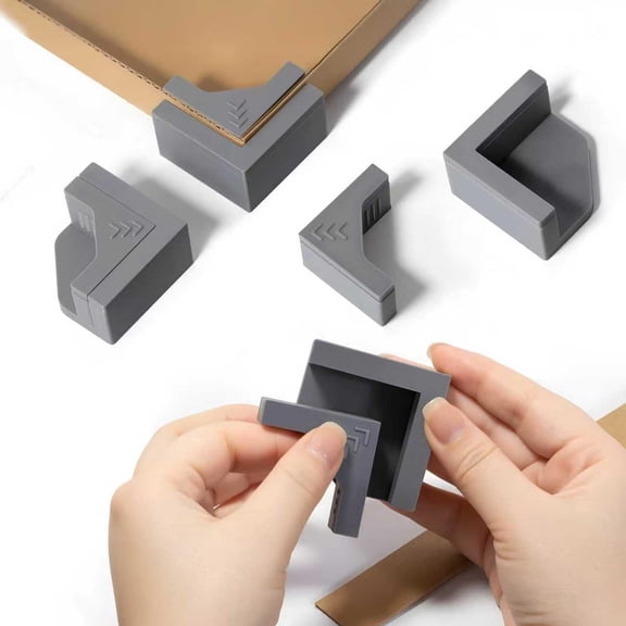 4Pcs Magnetic 3D Corner Clamps, 90 Degree Right Angle Clamps, Precision Positioning Jig for Box Making, Bookbinding and Handmade CraftNot for Woodworking