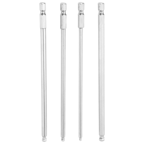 4Pcs Magnetic Ball End Hexagon Head Hex Screwdriver Bits Drill Tools For Electric Screwdriver
