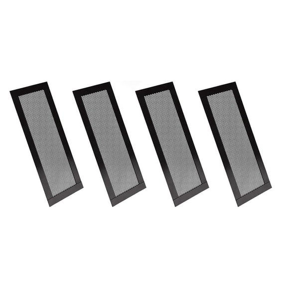 4Pcs Magnetic Floor Ventilation Cover 4x10Inch Air Screen PVC for Wall Ceiling Captures Debris