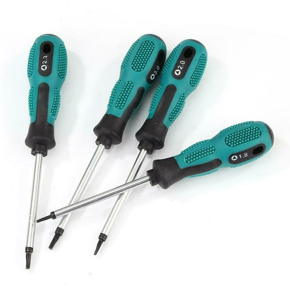 4Pcs Magnetic Triangle Screwdriver Set .8/2.0/2.3/3.0Mm Repair Hand Tool