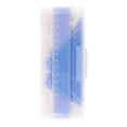 thumbnail image 1 of 4Pcs Math Geometry Ruler Set, Geometry Tool Kit, Math Stationery, Straight Ruler, Triangular Squares, Plastic Measuring Tool Kit with Portable Snap Storage Case, Precision Drawing Rulers, Dark Blue, 1 of 5