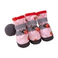 thumbnail image 1 of 4Pcs Mesh Dog Shoes Dog Boots, Breathable Dog Shoes for Small Dogs, Waterproof Puppy Booties Sandals with Anti- Sole, Dog Shoes for Hot Pavement Durable Pet Paw Protector, 1 of 7