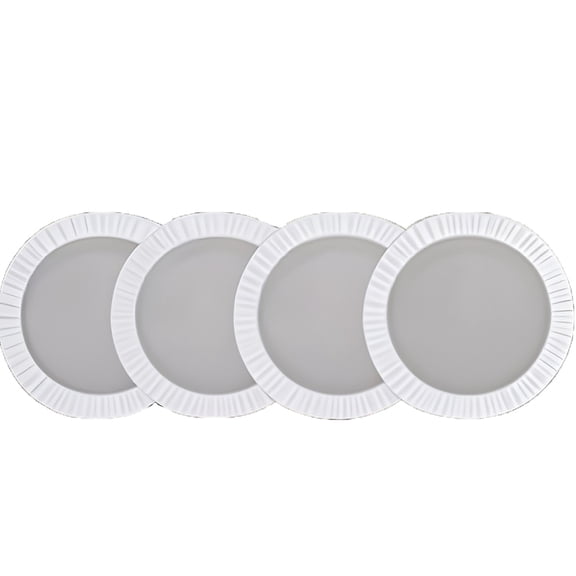 4Pcs Mesh Food Cover Tent, Washable Breathable Screen Protector for Kitchen Buckets and Large Plates, Fly Insect Protection, 23.6in Diameter
