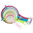thumbnail image 1 of 4Pcs Mesh Strainer Set,Plastic Fine Colander Set,Small Flour Sieve Filter Spoon with Handles,Fine Mesh Strainers Plastics Colander, Strainer Tea Filter for Iltering Coffee Juice Wine,Z_Mixed, 1 of 8