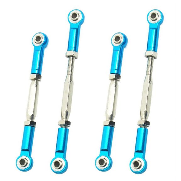 4Pcs Metal Adjustable Steering Linkage Servo Link Pull Rod for  Slash  5807 HQ727 1/10 RC Car Upgraded Parts,2