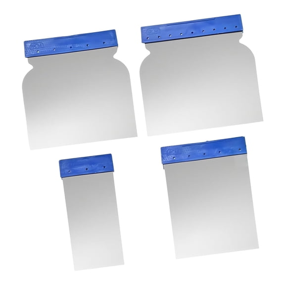 4Pcs Metal Body Filler Spreader Set Auto Body Repair Tool Wall Plastering Cleaning Blade Shovel Painting Tools