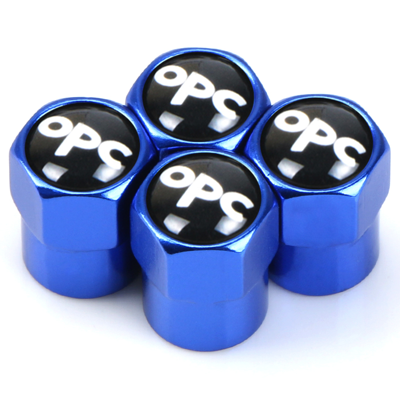 4Pcs Metal Car Wheel Tire Air Valve Caps Stem Cover with Color Brand ...
