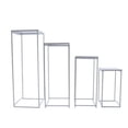thumbnail image 1 of 4Pcs Metal Flower Rack Vase Stand Prop Geometric Column For Wedding Party Decor, 1 of 9