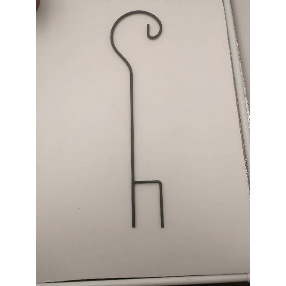 4Pcs Metal Hooks Shepherd Hooks Yard Ground Hooks Backyard Inserting Hooks Small Shepherd Hooks