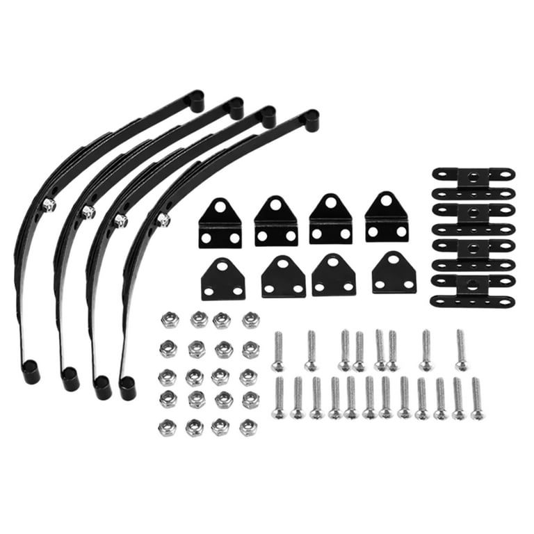 4Pcs Metal Leaf Spring Kit for Tamiya, Traxxas Trx4, Axial