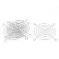 thumbnail image 1 of 4Pcs Metal PC Computer Fan Grill Finger Guard 80mm x 80mm Silver Tone, 1 of 7