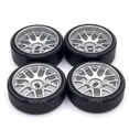 thumbnail image 1 of 4Pcs Metal Wheel Rim Hard Plastic Drift Tire Tyres for 284131 K969 K989 P929 Mini-Z 1/28 RC Car Upgrades Parts,3, 1 of 6