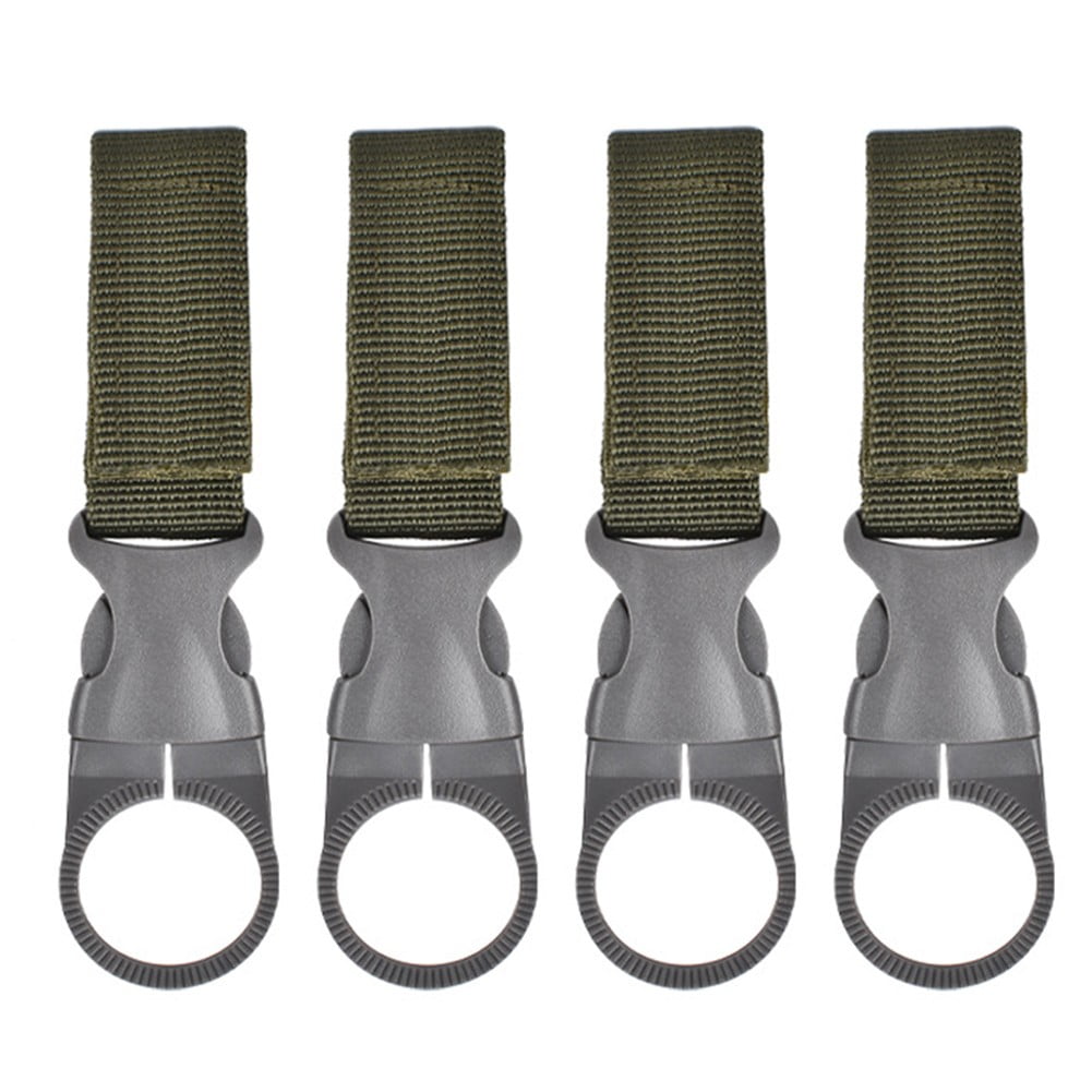 4Pcs Molle Water Bottle Holder Clip Water Bottle Ring Holder Hanging